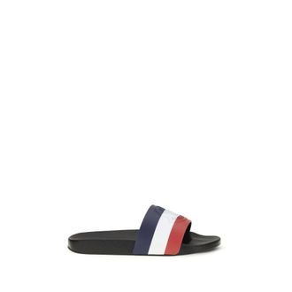 Moncler Sliders, male, Multicolor, Size: 10 US Basile Slippers