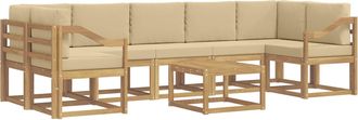 vidaXL Conjunto De Sof&aacute;s De Exterior 6 Uds. Vidaxl