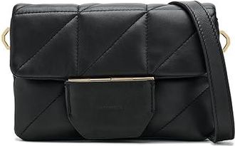 AllSaints Jupiter Quilt Xbody Cross Body Womens Handbags Black, Leather