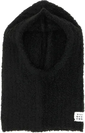 Maison Margiela Womens Black Marabou Hat