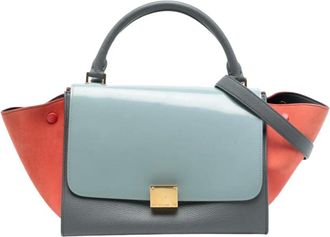 Celine Pre-owned Handbags, female, Multicolor, Size: ONE SIZE Pre-owned Structured Satchel Handbag