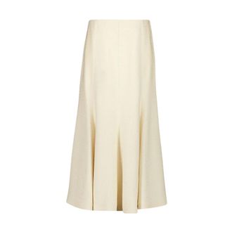 Gabriela Hearst Selma Silk Tweed Skirt