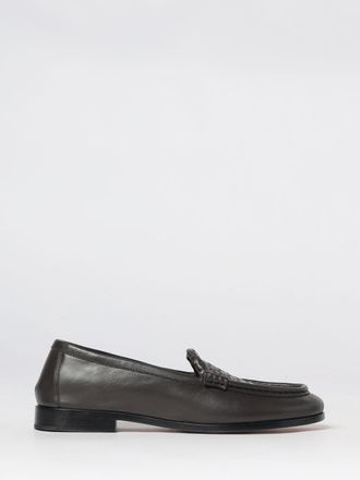 Bottega Veneta Silenzio Intrecciato Lambskin Leather Loafers