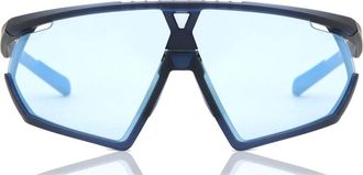 Adidas Sport SP0001 91V Mens Sunglasses Blue Size 135