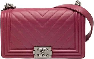 Chanel Pre-owned Boy Flap Shoulder Bag - - Pre-owned - Donna - Rosa - ONE SIZE