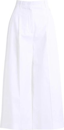 Max Mara Wide Broeken - Dames - Wijde Broeken - Wit - L - Broeken