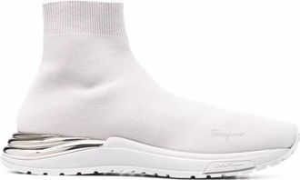 Ferragamo Ninette Ladies Gull Gray (Gris Claro 3538) Sneakers, US Size 5