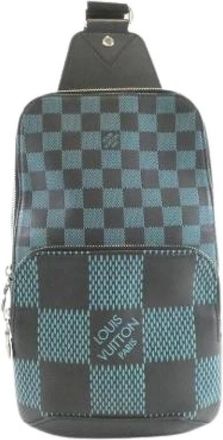 Louis Vuitton Pre-owned Damier Infini Avenue Sling Shoulder Bag - - Pre-owned - Donna - Verde - ONE SIZE