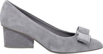 Ferragamo Ladies Grey Heels, US Size 4.5