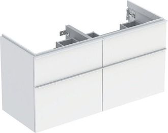 Keramag Keramag - Geberit Icon Mueble Bajo Lavabo Para Lavabo Doble, 4 Cajones
