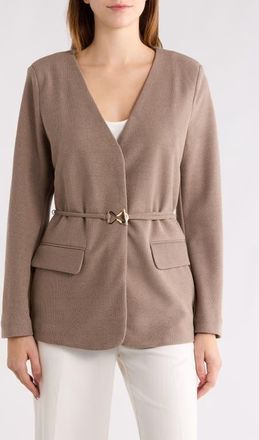 Vince Camuto Belted Jacket in Brown at Nordstrom, Size X-Small
