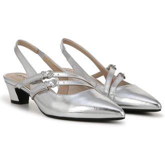 Life Stride Lifestride Monique J0936S2020 Pump Womens Silver Slingback HTAT1820