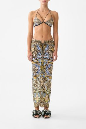 Camilla Multi Wear Beach Midi Dress W Ring Front in Sevillian Style at Nordstrom, Size Medium Au
