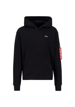 Alpha Industries Hoodie ALPHA INDUSTRIES 3D Small Logo Hoodie, Herren, Gr. XXL, schwarz, Obermaterial: 80% Baumwolle, 20% Polyester, regular fit, Sweatshirts Hoodie