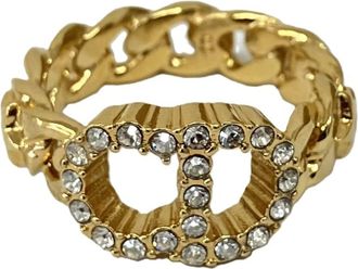 Dior Yellow Gold Band Ring (Pre-Owned)