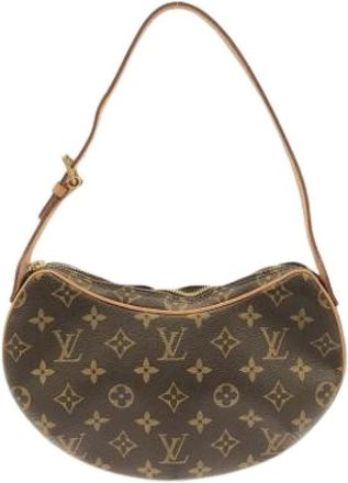 Louis Vuitton Pre-owned Shoulder Bags, female, Brown, Size: ONE SIZE Pre-owned Monogram Pochette Shoulder Bag