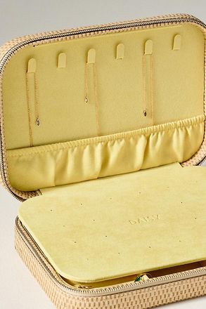 Anthropologie Daisy London Patterned Travel Jewelry Case