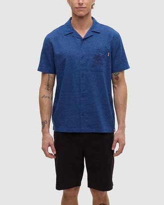 tentree Chambers Pocket Shirt in Nightfall/midnight Blue at Nordstrom, Size Xx-Large