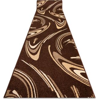 RugsX Passatoia CARAMELLO FRIESE - COFFEE marrone 110 cm brown 110x430 cm