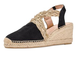 Eric Michael Carolyn Womens Wedge Shoes Black 1 : EU 40 (US Womens 9.5-10) M (B), Leather