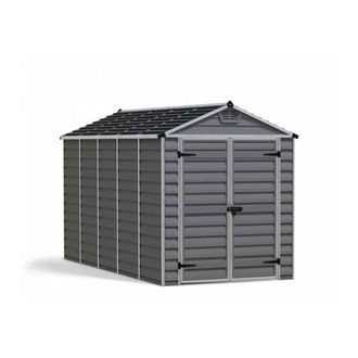 Palram Skylight Shed 6 x 12 2 Box - Polycarbonate - L378.6 x W185.4 x H217 cm in Grey