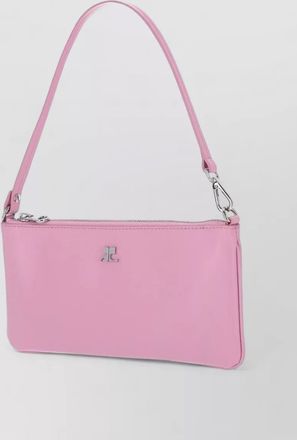 Courr&egrave;ges tr&egrave;s courr&egrave;ges mini leather clutch bag