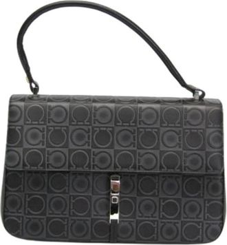 Ferragamo Pre-owned Handbags, female, Black, Size: ONE SIZE Pre-owned Handbag