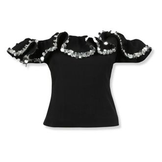 Rotate Rotate Birger Christensen, Donna, Camicette, Nero, S, new