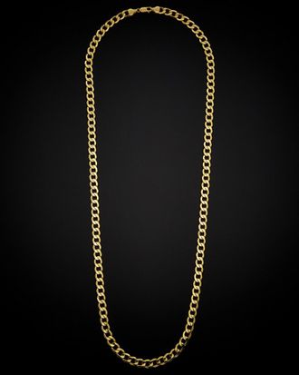 Italian Gold, Inc 14K Italian Gold Air Solid Curb Link Necklace
