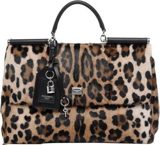 Dolce & Gabbana Dolce & Gabbana Leo Print My Sicily Handbag
