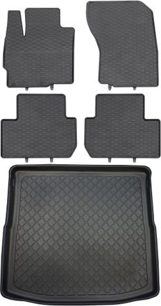 OEM Mitsubishi Outlander Iii Suv Desde Septiembre De 2012. Juego De Alfombrillas De Goma Para Coche Y Alfombrilla Para Maletero