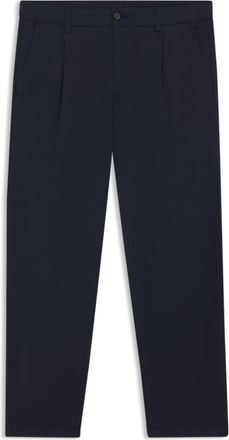 BOSS Tapered-fit drawstring pants in stretch-cotton twill