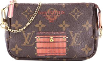 Louis Vuitton Pochette Accessoires Limited Edition Monogram Canvas Mini clutch bag - Bruin