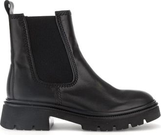Gabor Marrisa Chelsea Boots - Dames - Chelseaboots - Zwart - 38 EU - Leer - Schoenen
