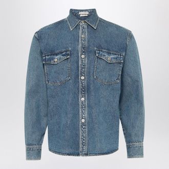 J.W.Anderson Jw Anderson Mid Blue Oversized Denim Shirt