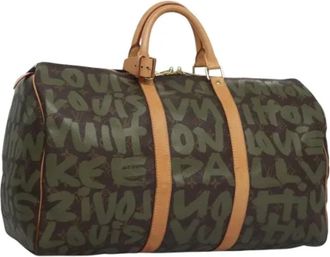 Louis Vuitton Pre-owned Vintage Weekendtas - Dames - Vintage Weekendtas - Bruin - ONE Size - Vintage