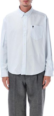 Ami Light Blue Stripes Shirt