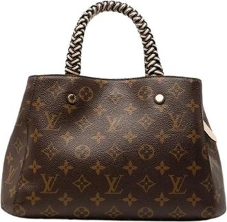 Louis Vuitton Pre-owned Montaigne BB - Dames - Vintage Handtas - Bruin - ONE Size - Vintage