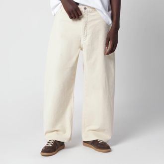 STUDIO NICHOLSON Jeans ampio Paolo color panna