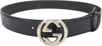 Gucci Pre-owned Belts, female, Black, Size: ONE SIZE Pre-owned Standard belt
