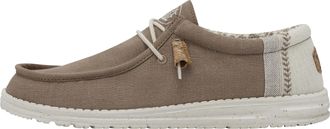 HeyDude Hey Dude WALLY Break Stitch Sneaker Marrone da Uomo 40015-0YB, 10 UK (40015-0Y8-M10W12)