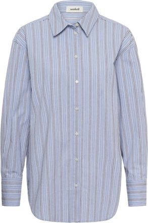 Soaked In Luxury Ashely Stripe Shirt - Dames - Overhemden - Veelkleurig - 2XL - Overhemden