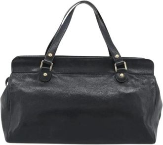 Gucci Pre-owned Vintage Tote Bag - Dames - Vintage Shopper - Zwart - ONE Size - Leer - Vintage