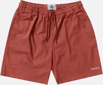 Parlez Clothing Mens Parlez Wilmot Shorts Dusty Coral - Red - Size: 32/30/31