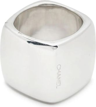 Chanel 2000 square ring - Silver