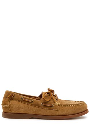 Polo Ralph Lauren Merton Suede Loafers - Tan - 11 (IT44 / UK10)