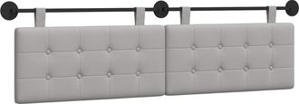 vidaXL Cabecero Colgante Gris Nube Tela Vidaxl