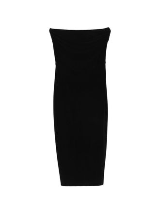 Norma Kamali Strapless Midi Dress