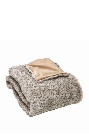 Luxe Faux Fur Throw - 50 x 60 - Lynx at Nordstrom Rack