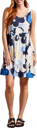 Tribal Ledora Tiered Dress In Picasso Blue